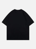 Masked Gangster Portrait Printed T-Shirt-1533