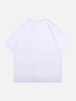 Masked Gangster Portrait Printed T-Shirt-1533