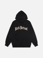 Pentagram Print Hooded Sweatshirt