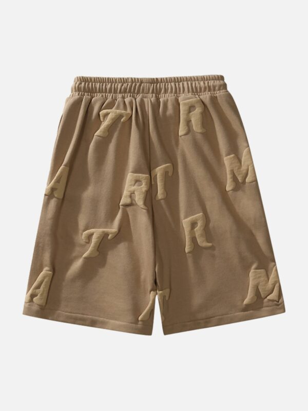 Monogram Embossed Shorts -1188