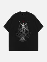 Dark Print T-shirt -1428