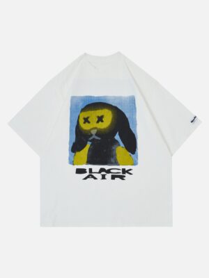 American Cartoon Character Print T-shirt