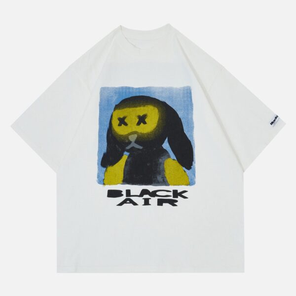 American Cartoon Character Print T-shirt