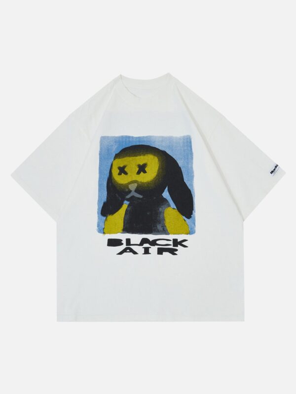 American Cartoon Character Print T-shirt