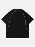 Retro Letter Print T-shirt