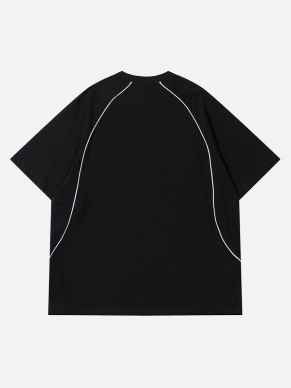 Retro Letter Print T-shirt