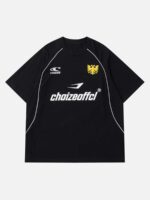 Retro Letter Print T-shirt