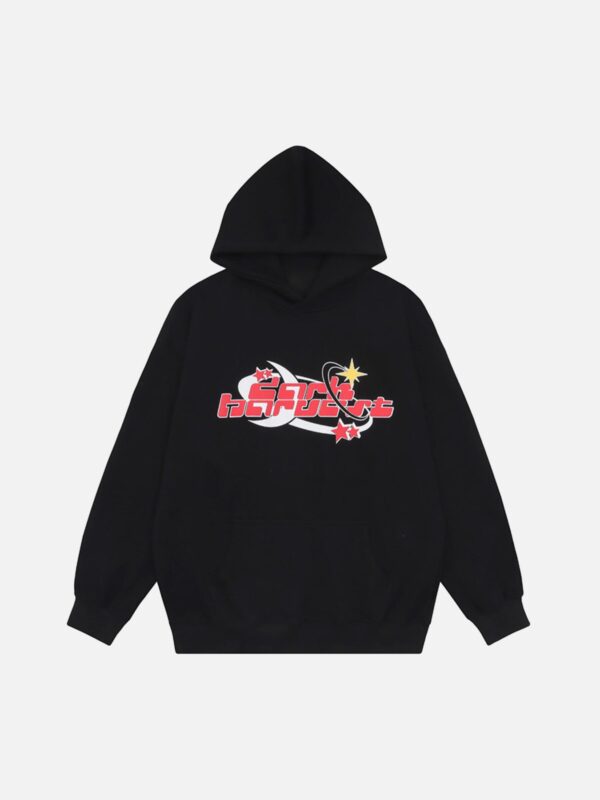 Street Loose Hooded Sweatshirt