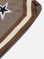 Letter Embroidery Loose Shorts