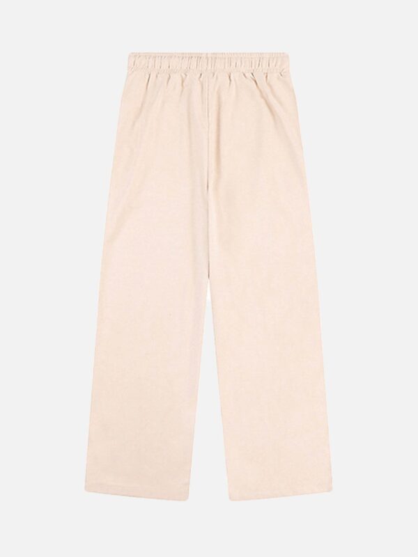American Casual Suede Loose Pants