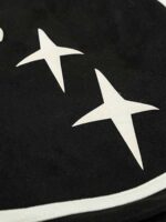 Suede Letter Embroidery Shorts