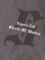 Retro Letter Print Cotton T-shirt