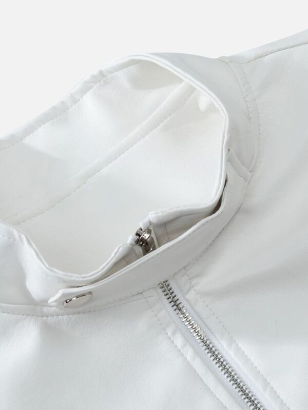 American Vintage Hip-hop Biker Cotton Jacket -1539