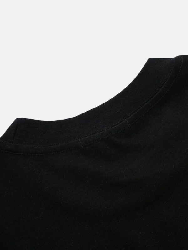 American West Coast Skull Vintage T-shirt Short Sleeve