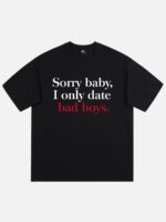 Fun Slogan Print T-shirt