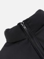 American Retro Letter Print Autumn And Winter Thickening Loose Down Jacket Couple Models -1393