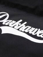 American Retro Letter Print Autumn And Winter Thickening Loose Down Jacket Couple Models -1393