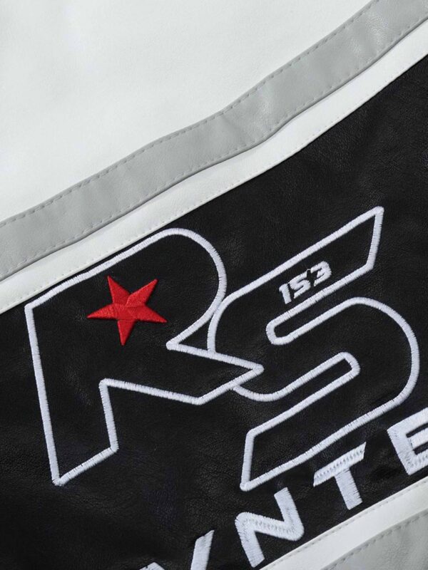 American Vintage Hip-hop Biker Cotton Jacket -1539