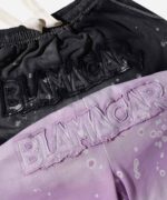 Gradient Letter Embroidery Casual Shorts