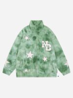 Embroidered Star Lambswool Jacket