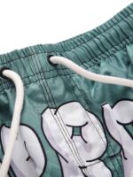 Cartoon Cat and Letter Graffiti Shorts