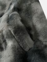 American Vintage Tie-dye Gradient Plush Embroidered Lambswool Jacket - 1558